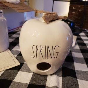 Rae Dunn SPRING birdhouse